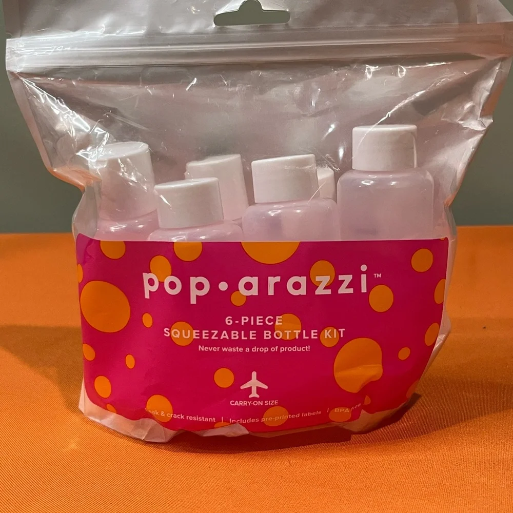 6/$25 Pop•arazzi travel Squeezable Bottle Kit - Picture 7 of 7